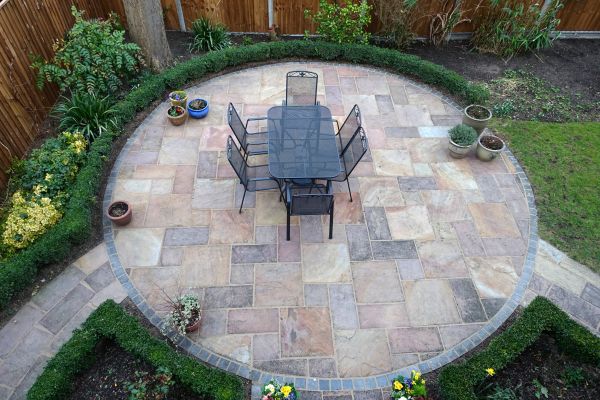 Stone Patio Installation in Overland Park