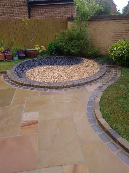 Sandstone Patio Installation in Overland Park